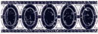 Бордюр Кросс 170 (20х7) синий