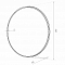 Зеркало Мун интерьерное D250 (без подсветки, белое)