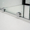 Шторка на ванну SC-46 120х150 раздвижная, стекло прозрачное, профиль хром