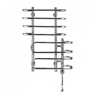 Полотенцесушитель комбинированный электро-водяной КАСКАД 300х600х800 нерж. правый