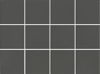 30х40 1331 Агуста керамогранит серый тёмный натуральный (полотно из 12 частей 9,8х9,8)