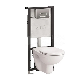 Комплект 9773B003-7203 (унитаз Normus с сиденьем, инсталляция, кнопка хром матовый) ## ВЫСТАВКА