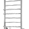 Полотенцесушитель электро Евромикс П8 диммер слева (Ø32/Ø18) 500х850 (сухой ТЭН, 140 Вт)