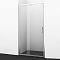 Дверь для душа Berkel 48P05 120х200 распашная, стекло прозрачное, профиль хром
