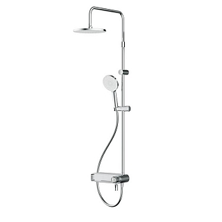 X-JOY F0785A700 Душевая система: верхний душ, ручной душ, смеситель с изливом, хром #