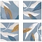 15х15 Leaves Blue