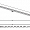 Решетка для водоотводящего желоба GL1204-950