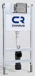 Инсталляция CHARUS CITY для подвесного унитаза CR.200.21.01 с клавишей хром АКЦИЯ до 31.07.26