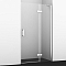 Дверь для душа Aller White 10H05RW 120х200 распашная, стекло прозрачное, профиль хром