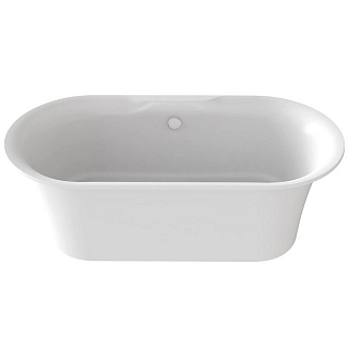 Ванна из литьевого мрамора отдельностоящая 170х80 Венеция цвет белый