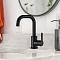 Смеситель для умывальника EKO EKO05-250Black с поворотным изливом, чёрный