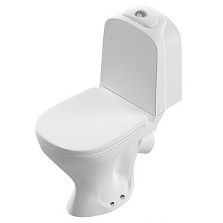 Унитаз-компакт Classic Basic WC.CC/Classic/2-TM/WHT.G/S1 сиденье термопласт микролифт
