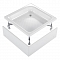 Поддон квадратный акрил Universal S AПS-012480 80х80х30, отв.D50, без сифона #