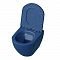 Унитаз подвесной безободковый GR-4455BLMS сиденье дюропласт с микролифтом, цвет синий матовый