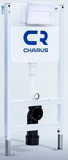 Инсталляция CHARUS CITY для подвесного унитаза CR.200.12.01 с белой матовой клавишей АКЦИЯ до 31.07