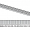 Решетка для водоотводящего желоба LINE-1050M матовая