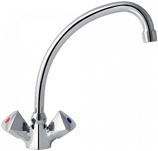 Смеситель для мойки и умывальника 105 E (излив 200мм) #