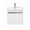 Тумба Капри 60 Белый 1A230101KP010 с раковиной Миранда-60 1WH302421 #