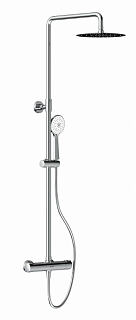 Душевая система ODRA 63069 (термостат смеситель, лейка 3 реж., верхний душ, шланг 150 см)