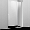 Дверь для душа Rhin 44S05 120х200 раздвижная, стекло прозрачное, профиль белый