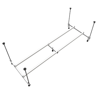 Каркас алюминиевый для ванны 170х70-75