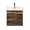 Тумба Капри 60 Таксония тёмная 1A230101KPDB0 с раковиной Миранда-60 1WH302421