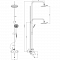 Душевая система B35-46 (верхний душ, ручной душ 3ф., смеситель с изливом)