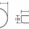 Умывальник накладной TEOLO 700-011B (360х360х130) чёрный