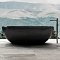 Ванна прозрачная, отдельностоящая Kristall Onyx 165х78х58 