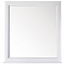 Гранда 80 зеркало, цвет патина серебро (белый)