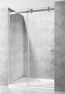 Дверь для душа OS7-CH-150-195 150х195 прозрачное стекло 8мм, профиль хром