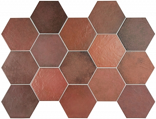 17,5x20 Heritage Hexagono Wine 24956 керамогранит