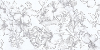 31,5х63 Carrara Flowers