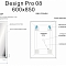 Зеркало LED 080 design pro 60x85 с подсветкой, часы, с антизапотеванием, прямоугольное