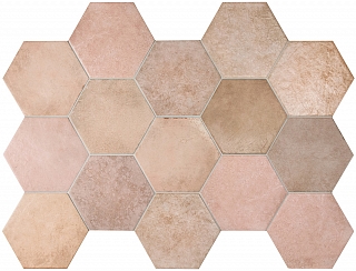 17,5x20 Heritage Hexagono Rose 24957 керамогранит
