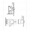 INTEGRA SQUARE Унитаз-компакт безободковый c сиденьем 9833B003-7205
