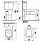 Бачок Mio Dual Flush нижний подвод воды 8277130002421