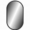 Зеркало Prime Black LED 450х800 (рама из МДФ, светодиодная подсветка, сенсорный выключатель)