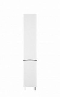 LIKE Шкаф-колонна напольная 35 см, правая, белый глянец