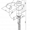 ARC смеситель для умывальника, поворотный излив 186 мм (чёрный) 290217464